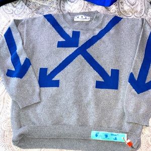 Off White Twisted Arrows Knit Sweater